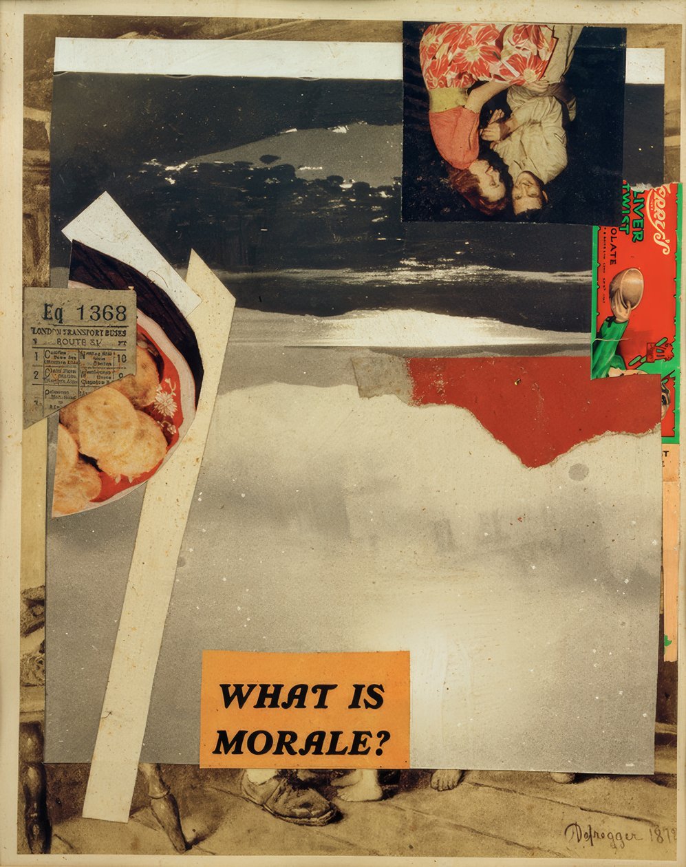 Bez tytułu (Lalka) autorstwa Kurt Schwitters