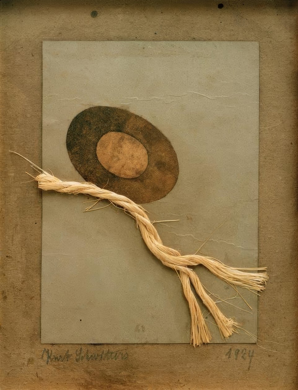 Bez tytułu (rysunek Merza z arp i struną) autorstwa Kurt Schwitters