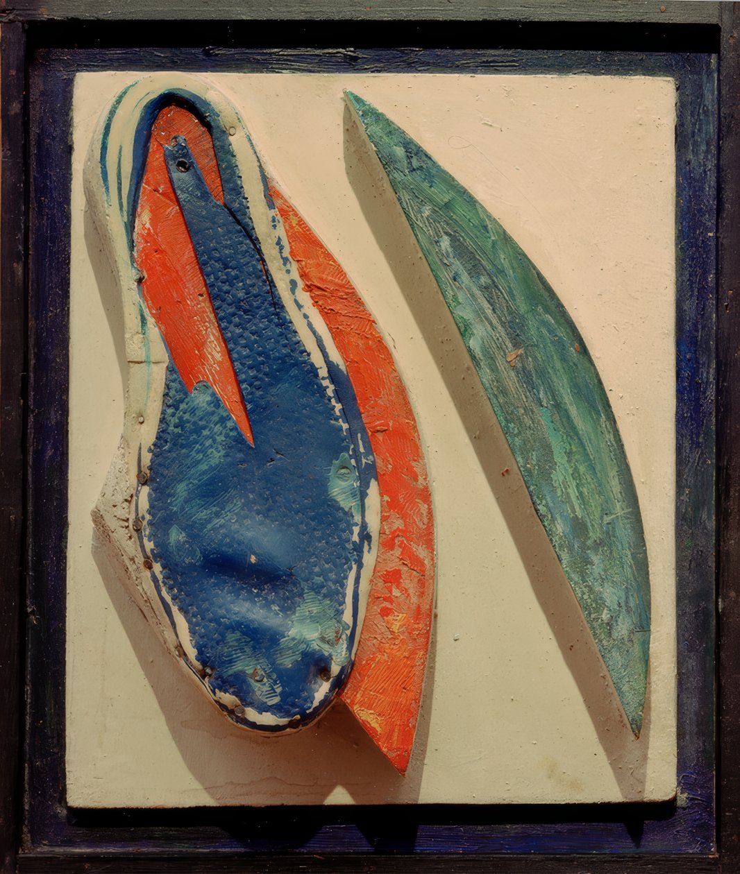 Bez tytułu (relief z butem kąpielowym) autorstwa Kurt Schwitters