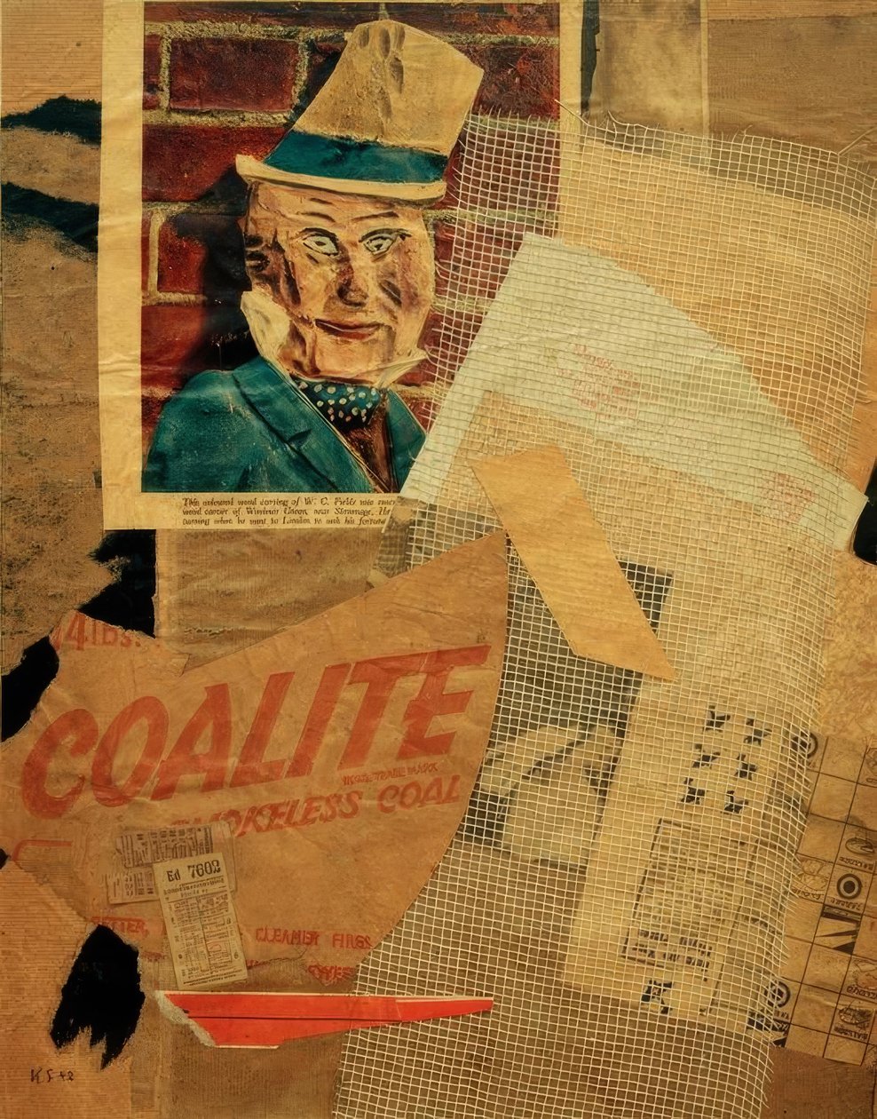 Bez tytułu (pola WC) autorstwa Kurt Schwitters