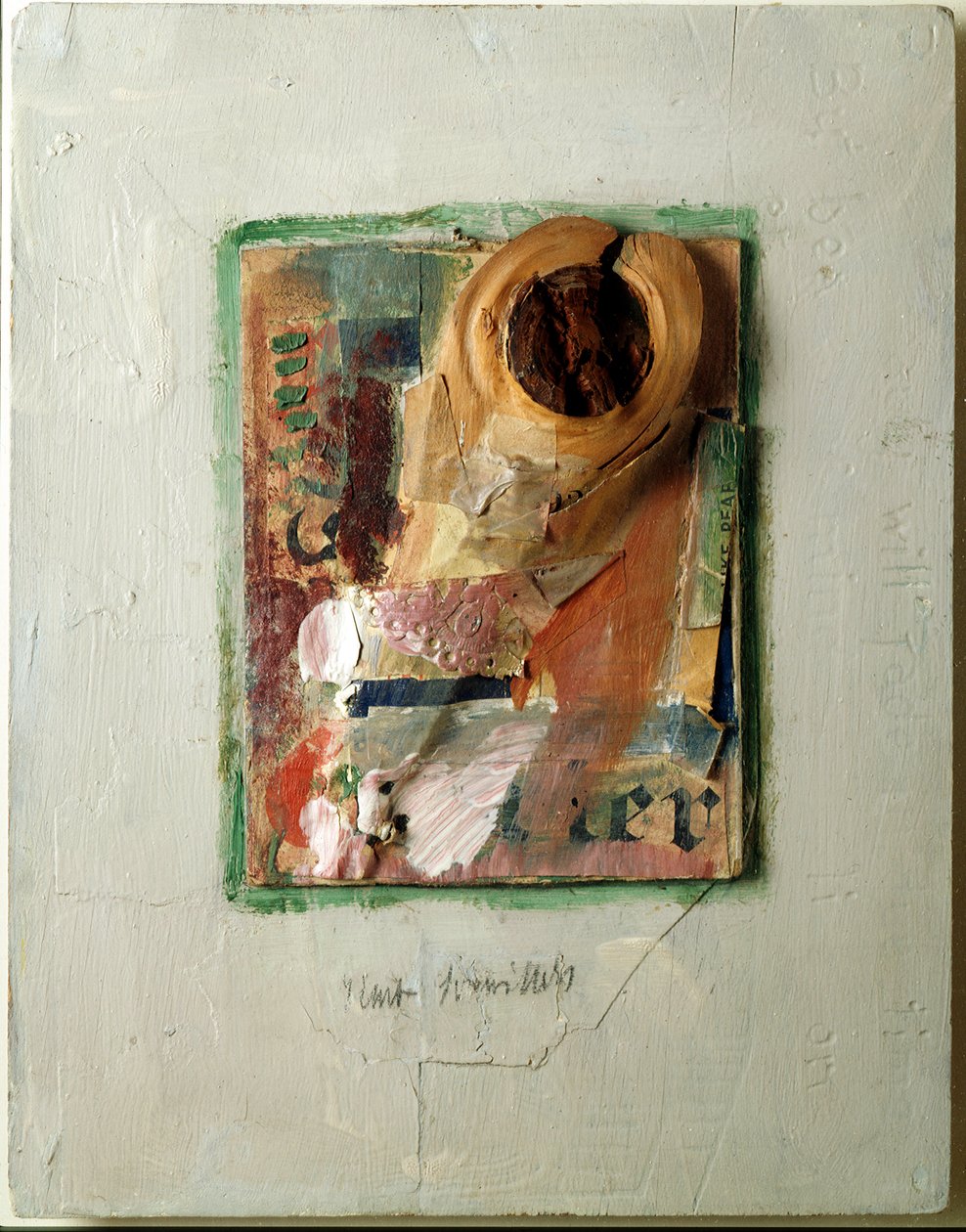 Gruszka Collage Kurta Schwittersa (1887-1948) 1938 Ze zbiorów prywatnych autorstwa Kurt Schwitters