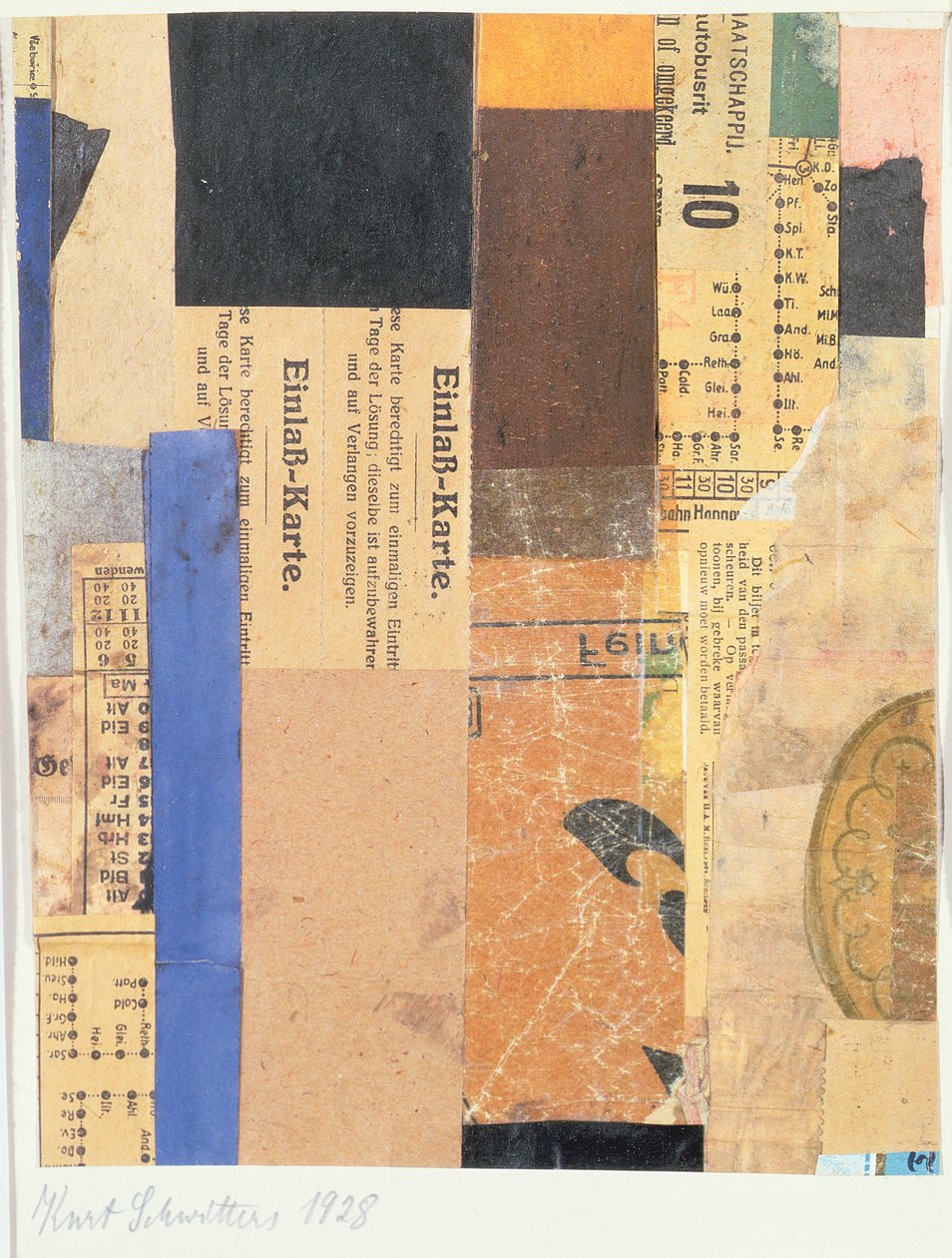 Bez tytułu, 1928 autorstwa Kurt Schwitters
