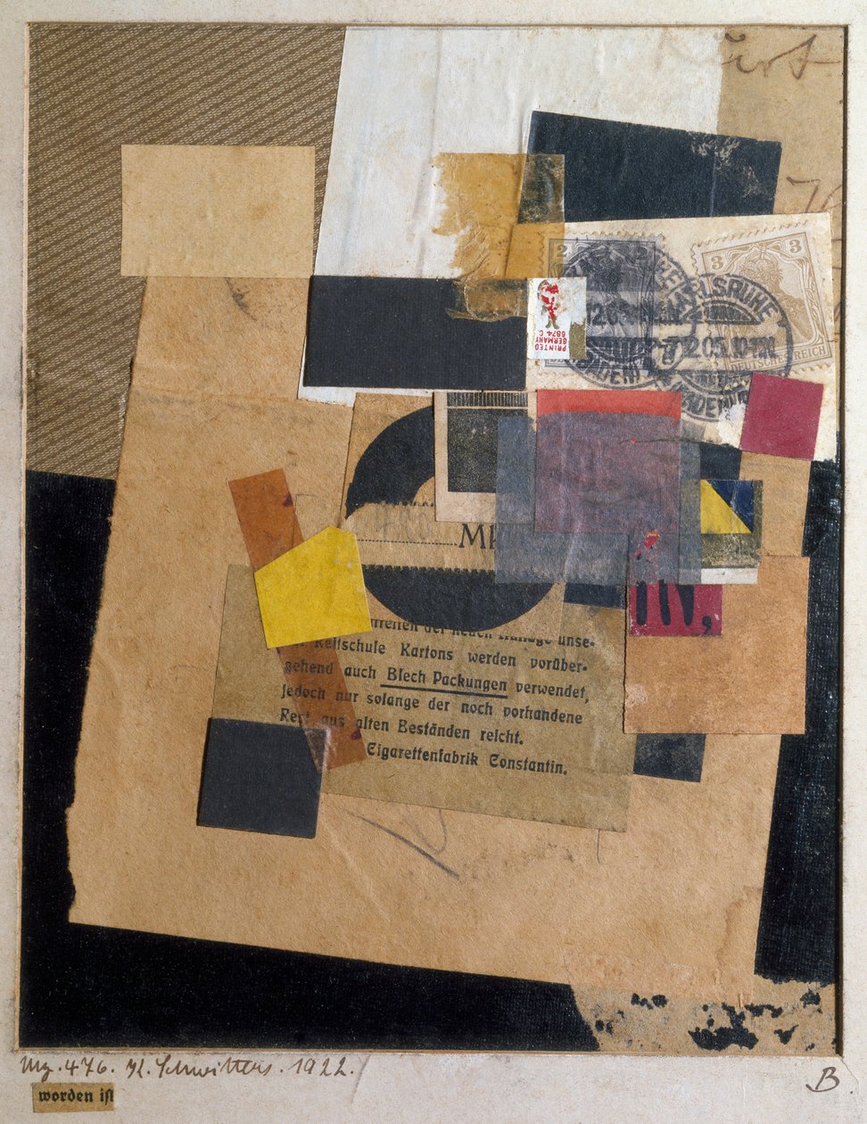 Był (Kolaż autorstwa Kurt Schwitters