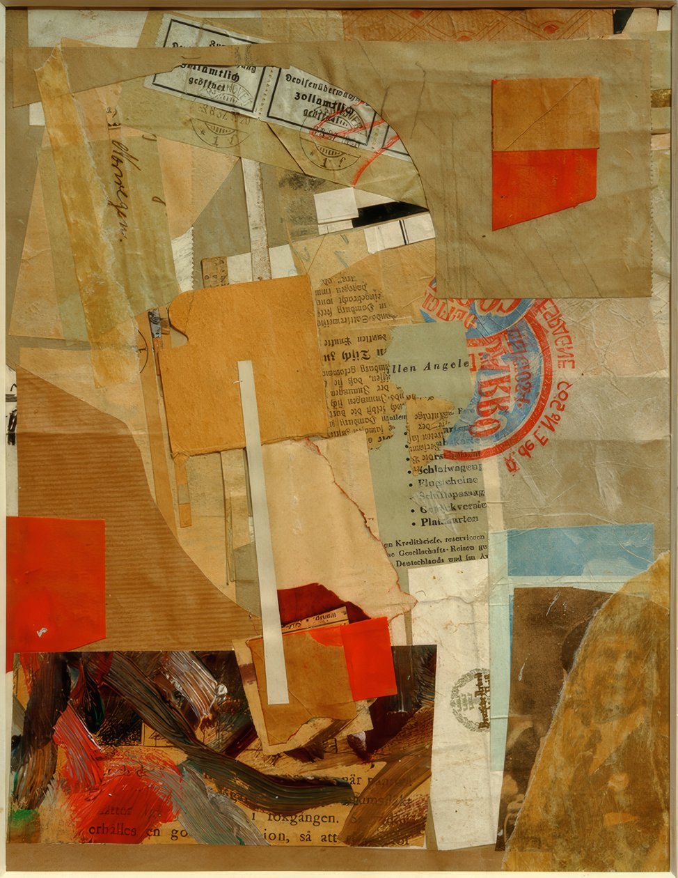 Otwarte dla celników autorstwa Kurt Schwitters