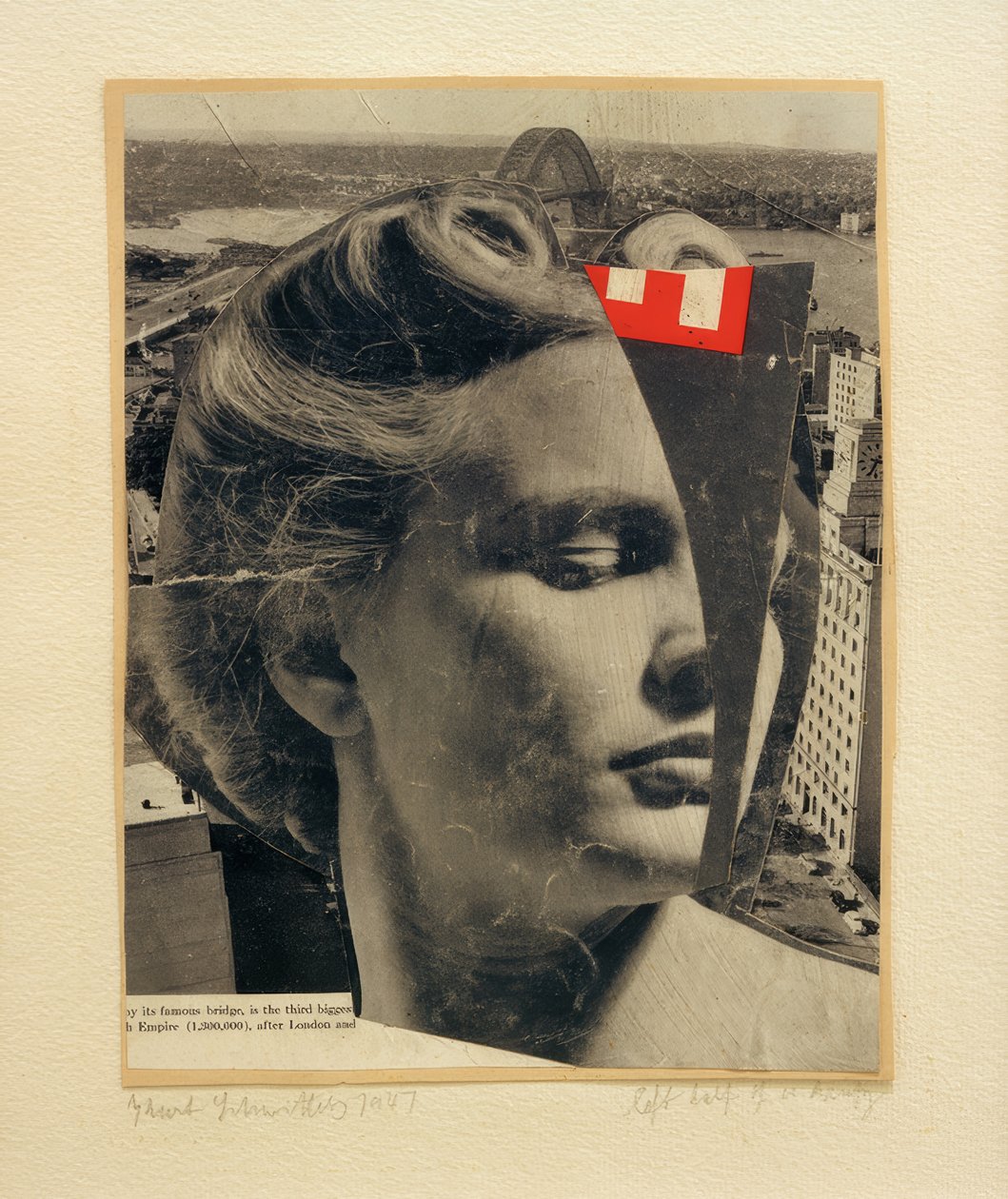 zostawiła połowa piękna autorstwa Kurt Schwitters