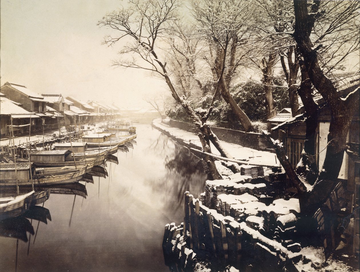 Sanya Bori (detal), ok.1880 (odbitka albumowa z oryginalną ręczną kolorystyką) autorstwa Kusakabe Kimbei