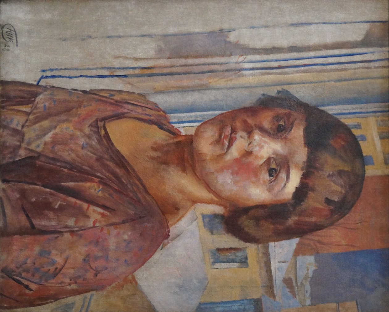 Portret Iriny Mścisławskiej (1928) autorstwa Kuzma Petrov Vodkin