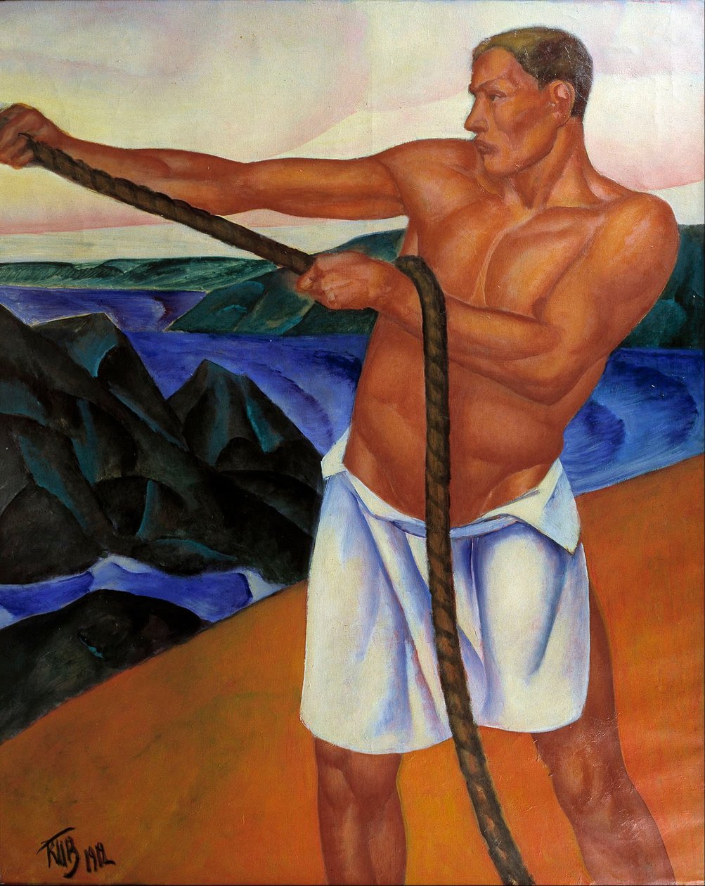 Pracownik autorstwa Kuzma Petrov Vodkin
