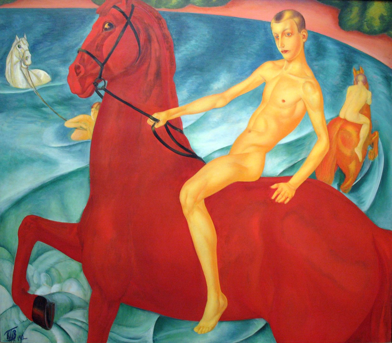 Nieznany obraz autorstwa Kuzma Petrov Vodkin