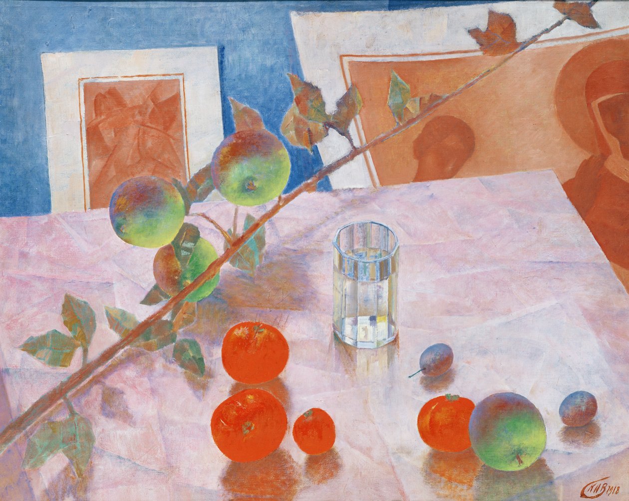 Martwa natura, 1918 autorstwa Kuzma Sergeevich Petrov Vodkin