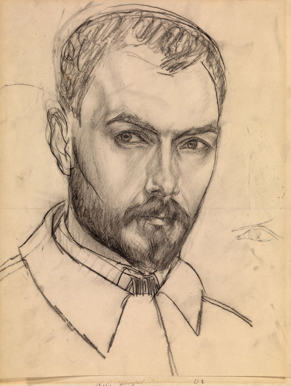 Autoportret, ok. 1913 autorstwa Kuzma Sergeevich Petrov Vodkin