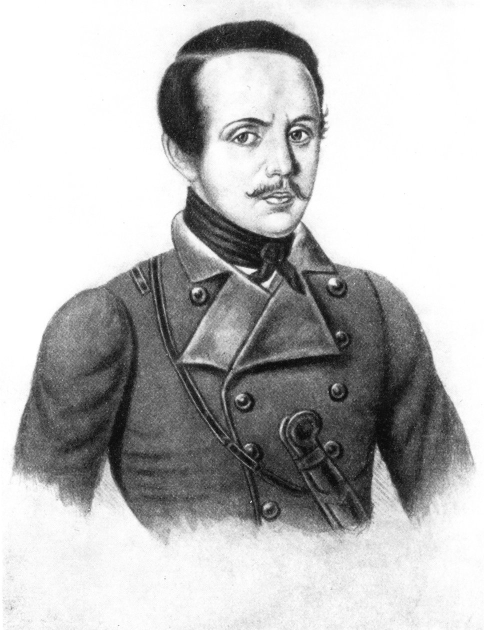 Michaił Juriewicz Lermontow (1814-41) autorstwa Kyrill Antonovitch Gorbunov