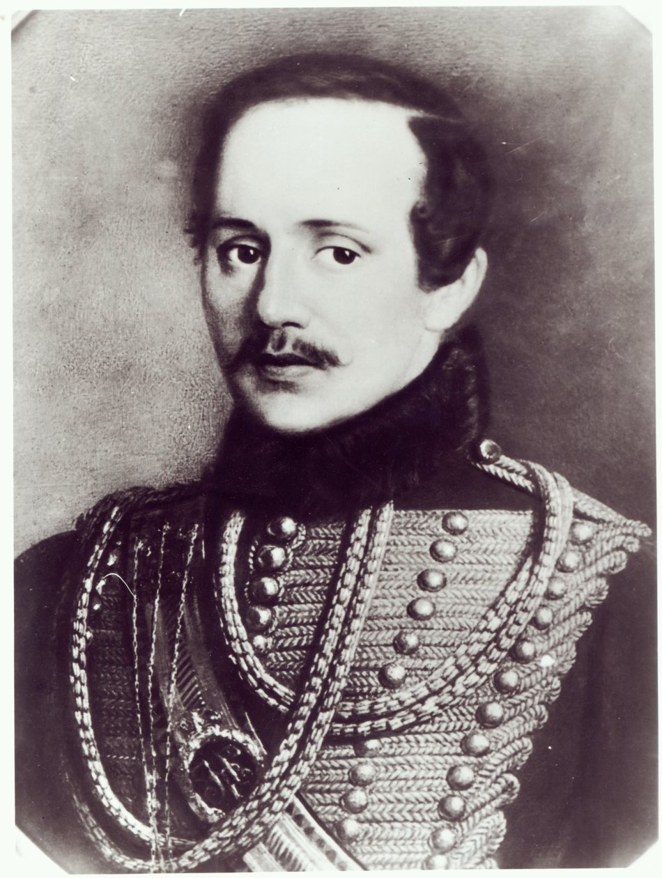 Michaił Juriewicz Lermontow (1814-41) autorstwa Kyrill Antonovitch Gorbunov