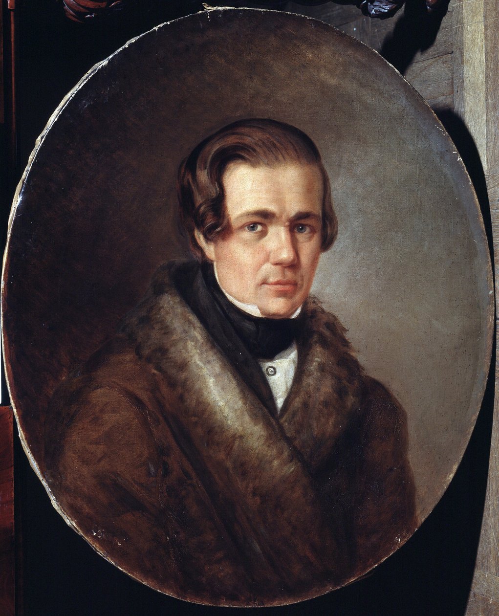 „Portret rosyjskiego poety Aleksieja Kołcowa (1809-1842)” Obraz Kirilla Gorbounova (Gorbunova) (1822-1891) 1872 Muzeum Pamięci Puszkina, Sankt Petersburg autorstwa Kyrill Antonovitch Gorbunov