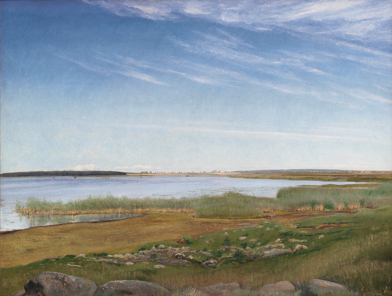 Fiord w pobliżu Karrebæksminde, Zelandia autorstwa Laurits Andersen Ring