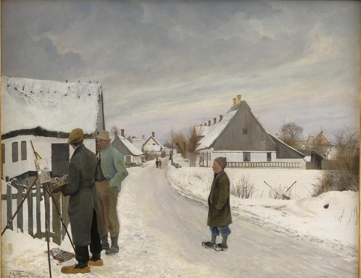 Malarz na wsi autorstwa Laurits Andersen Ring