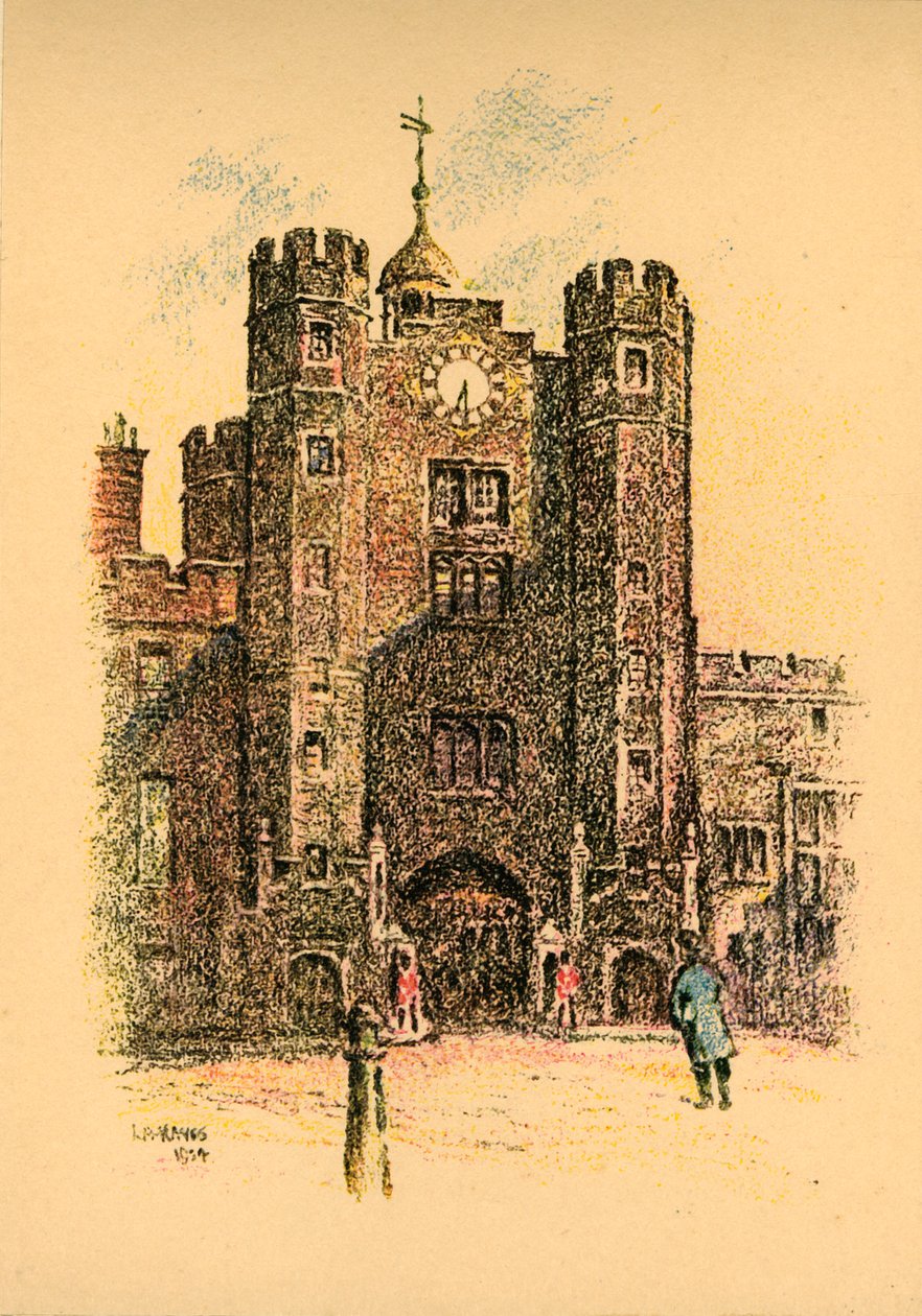 Pałac św. Jakuba, 1924. autorstwa L. A. Hayes