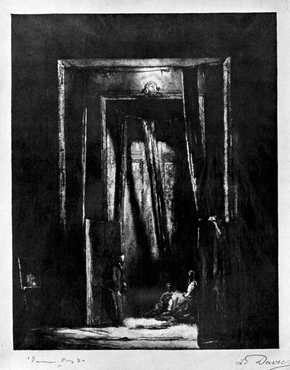 Złowrogie wnętrze, 1930. autorstwa L. Daviel