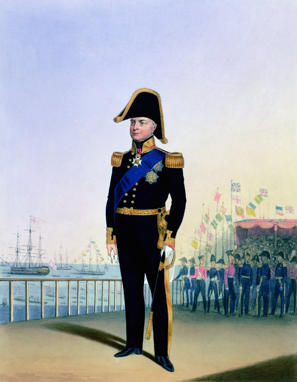 Wilhelm IV, król Wielkiej Brytanii, c1830-1837 autorstwa L Mansion