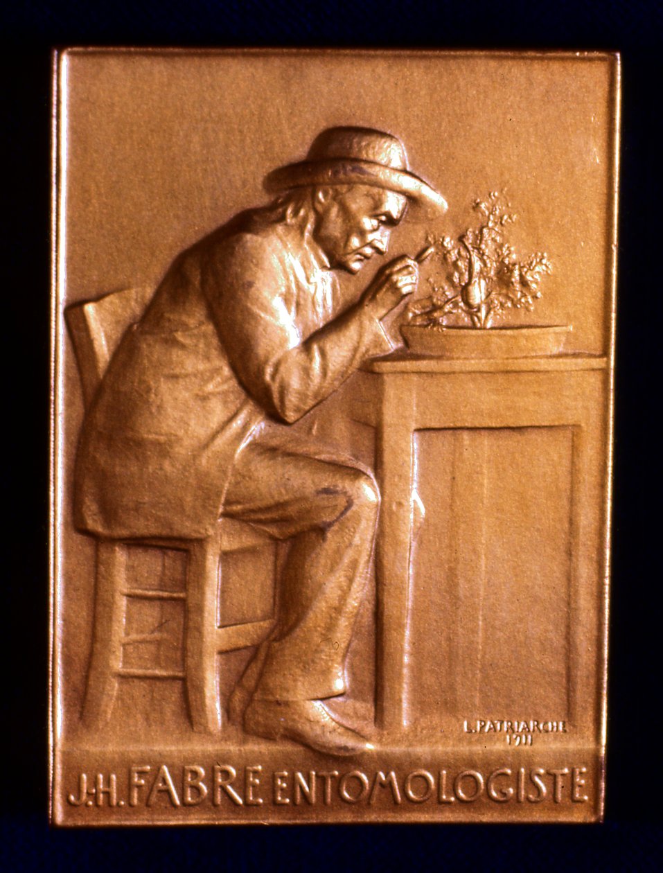 Jean Henri Fabre, francuski entomolog, 1911 autorstwa L. Patriarche