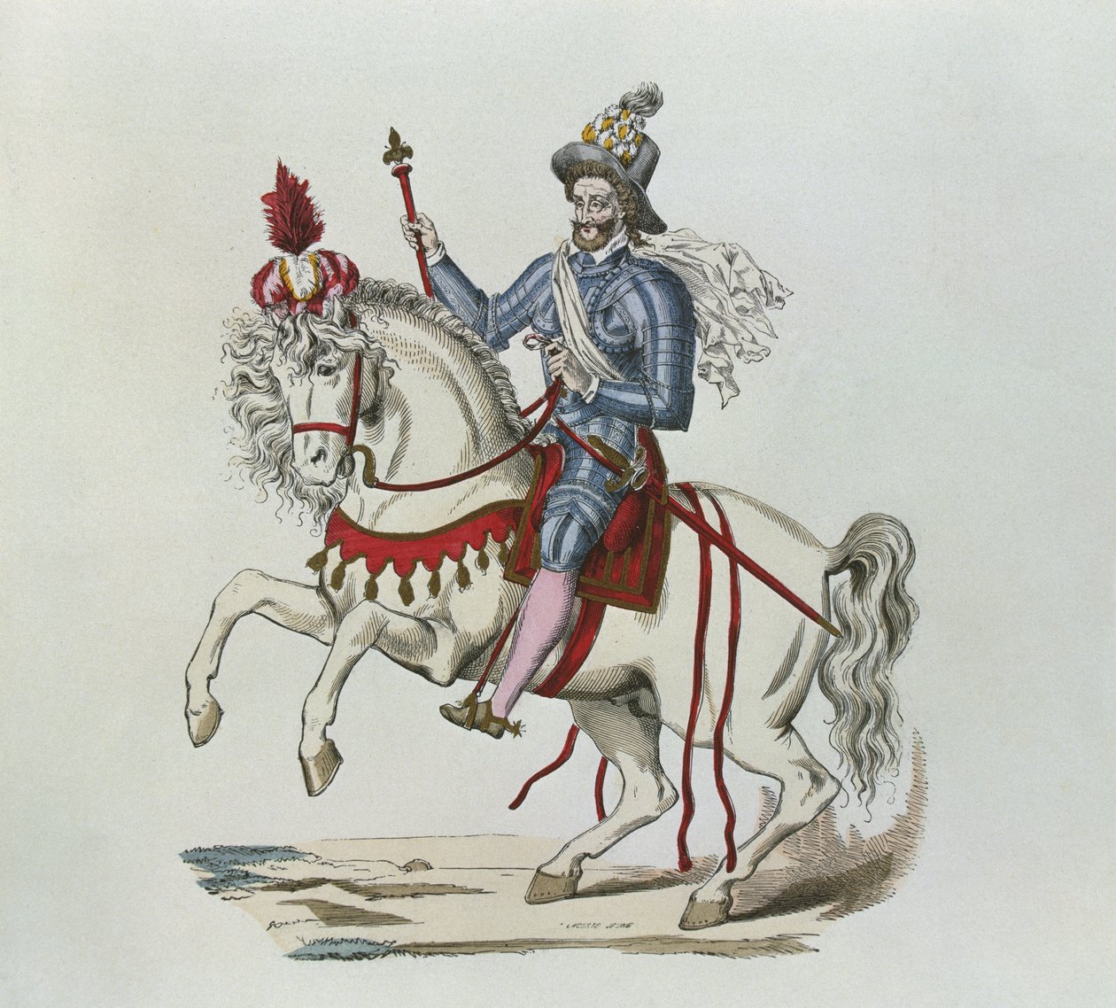 Portret konny Henryka IV z 1596 r. autorstwa Lacoste jeune