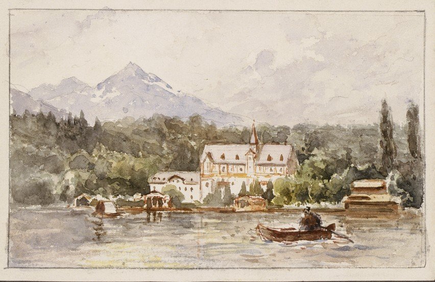 Bled-hotel Mallnern autorstwa Ladislav Benesch