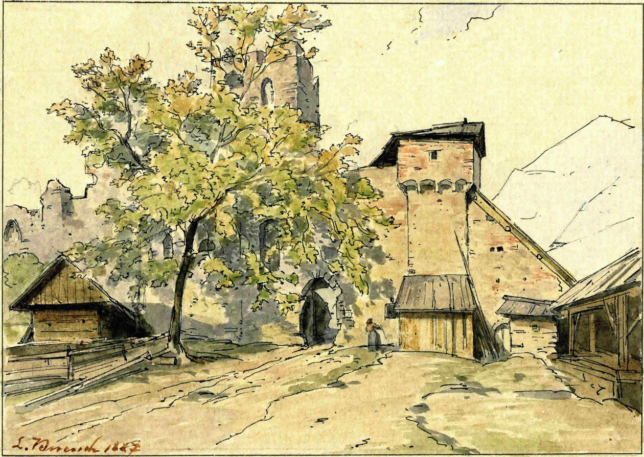 Kamen pri Begunjah autorstwa Ladislav Benesch