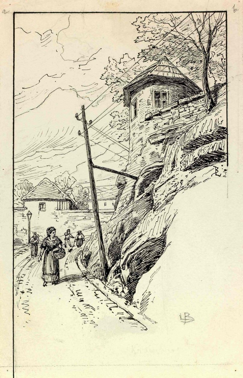 Motyw z Kranjan autorstwa Ladislav Benesch