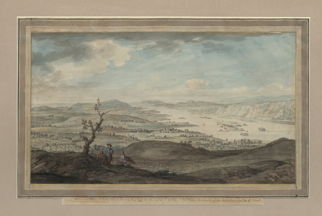 Winander-Mere, ok. 1770-80 autorstwa Lady Mary Lowther