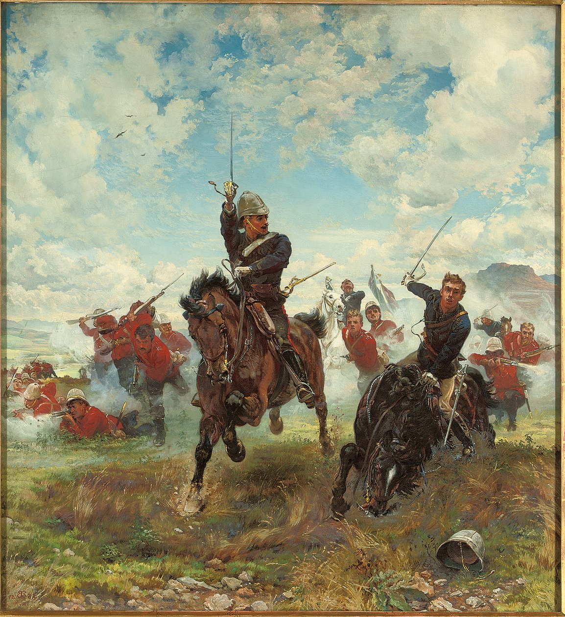 Floreat Etona!, 1882 autorstwa Lady Butler