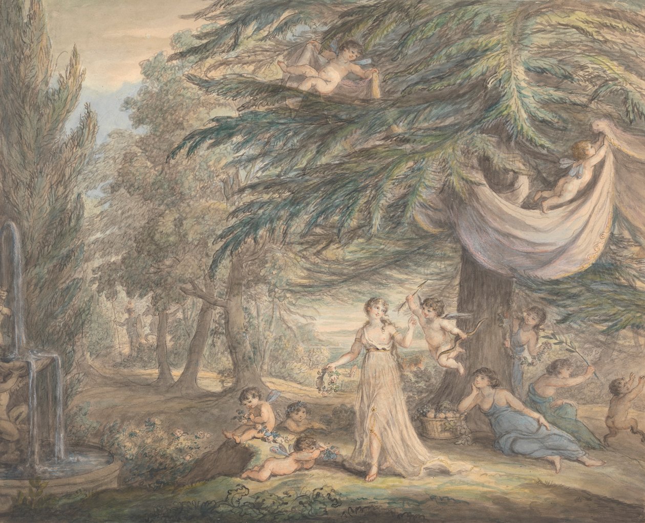 Alegoria miłości autorstwa Lady Diana Beauclerk