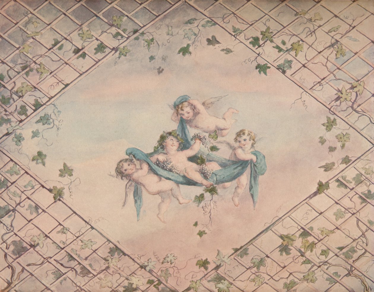 „Projekt na sufit”, 1903 autorstwa Lady Diana Spencer