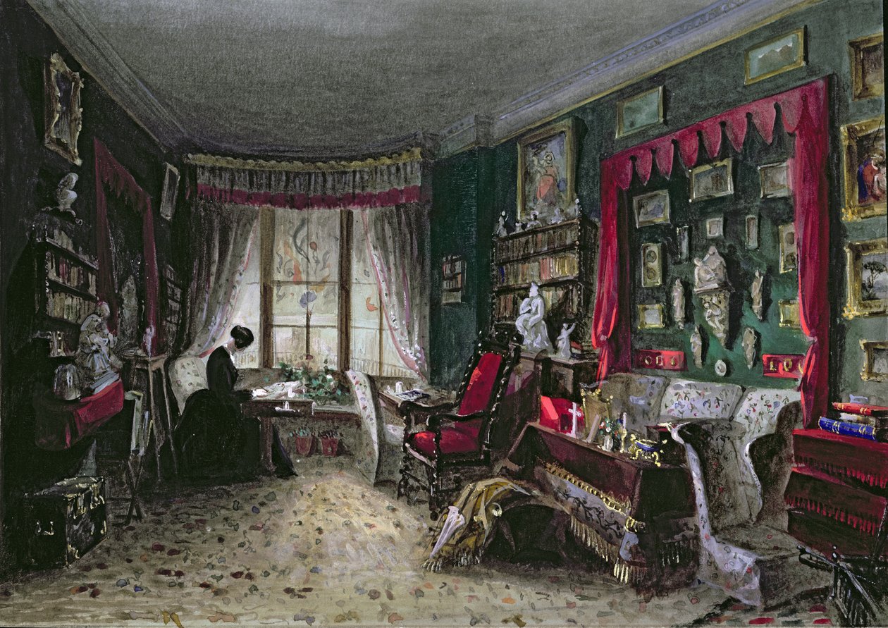 Nasz salon w Londynie, 1849 r. autorstwa Lady Honoria Cadogan
