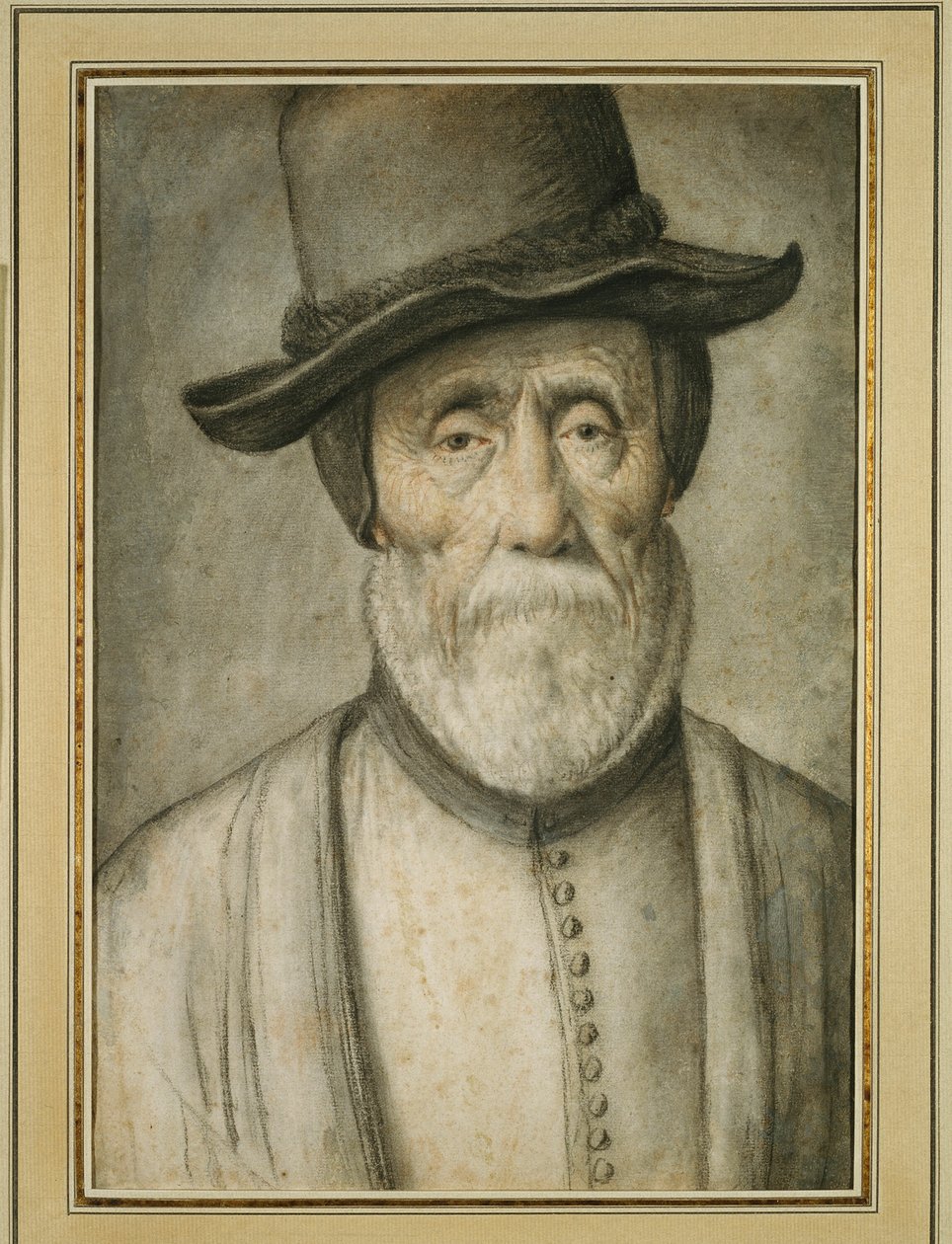 Portret starca autorstwa Lagneau