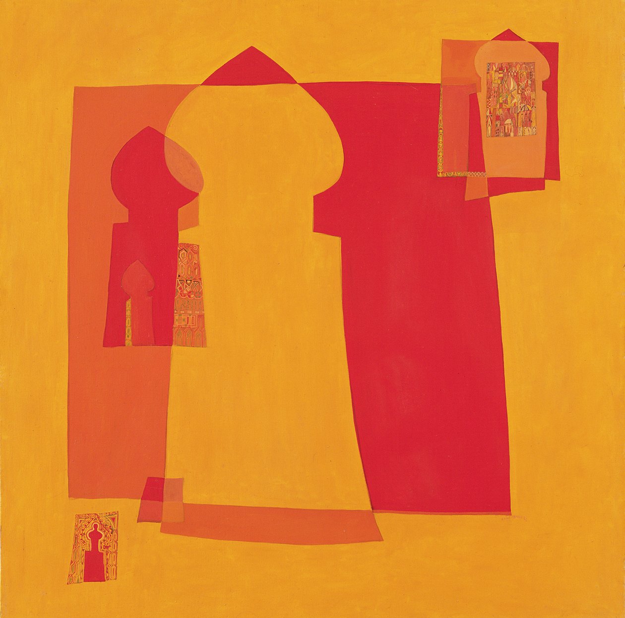 Bramy, c.1970-02 (druk) autorstwa Laila Shawa