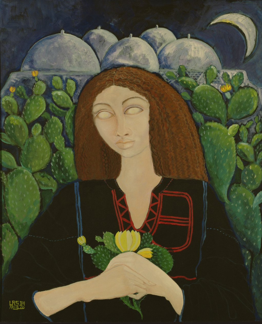 Wytrzymałość (część 2) (akryl na płótnie) autorstwa Laila Shawa