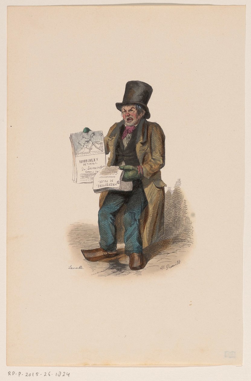 gazeciarz autorstwa Laireille