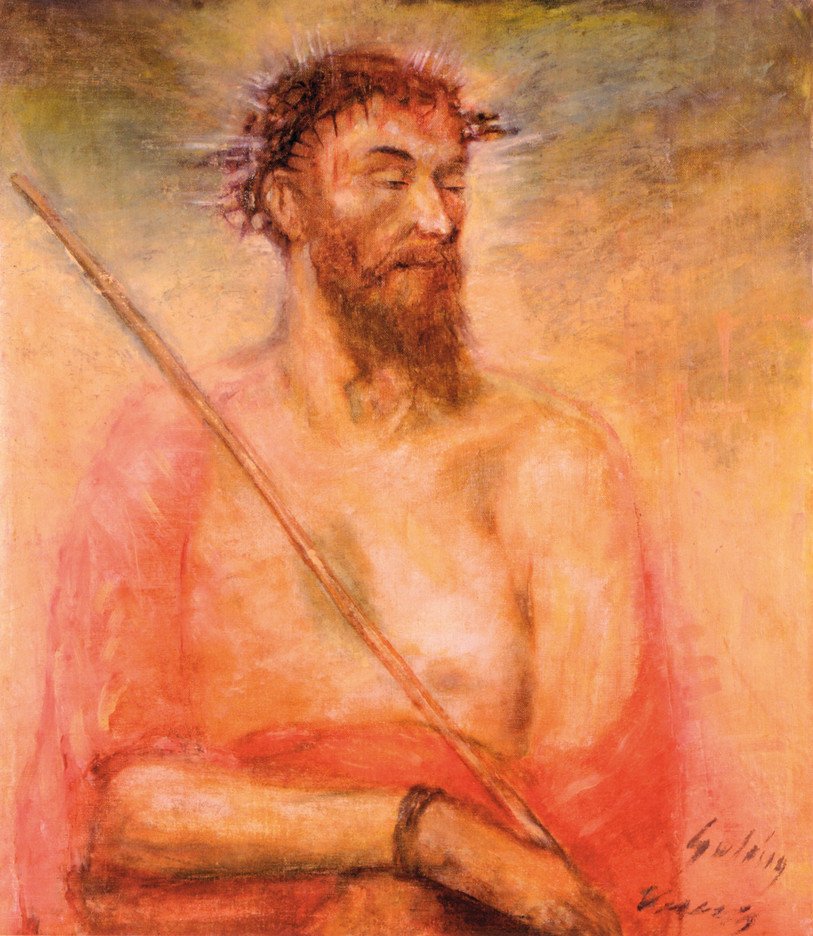 Chrystus autorstwa Lajos Gulácsy