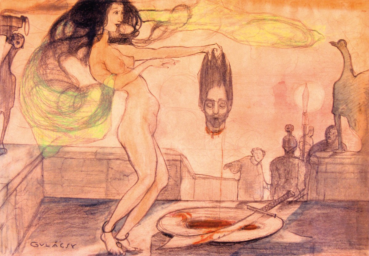 Salome autorstwa Lajos Gulácsy