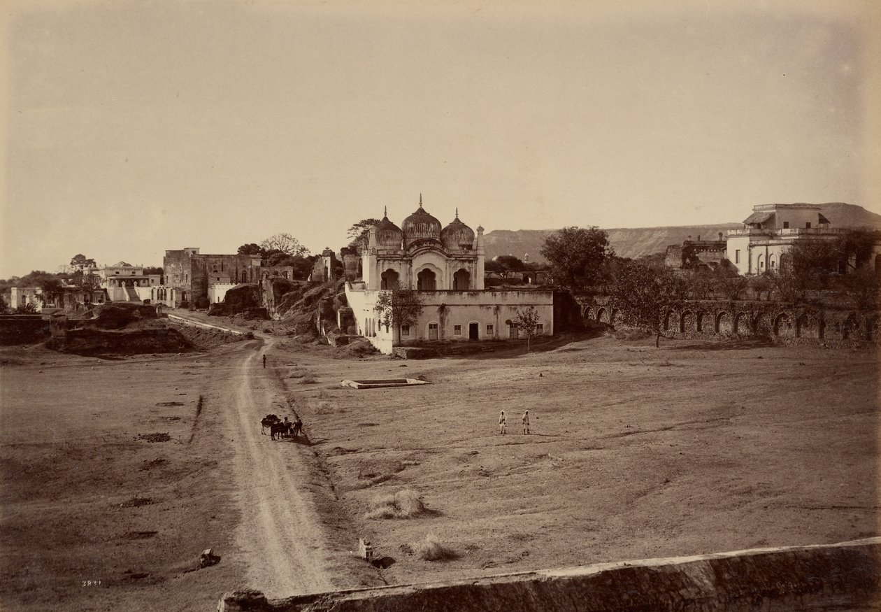 Prywatny meczet Aurangzebe, Aurangabad autorstwa Lala Deen Dayal