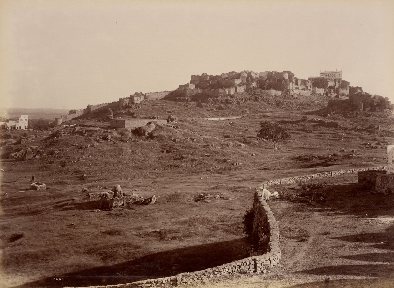 Golconda Fort autorstwa Lala Deen Dayal