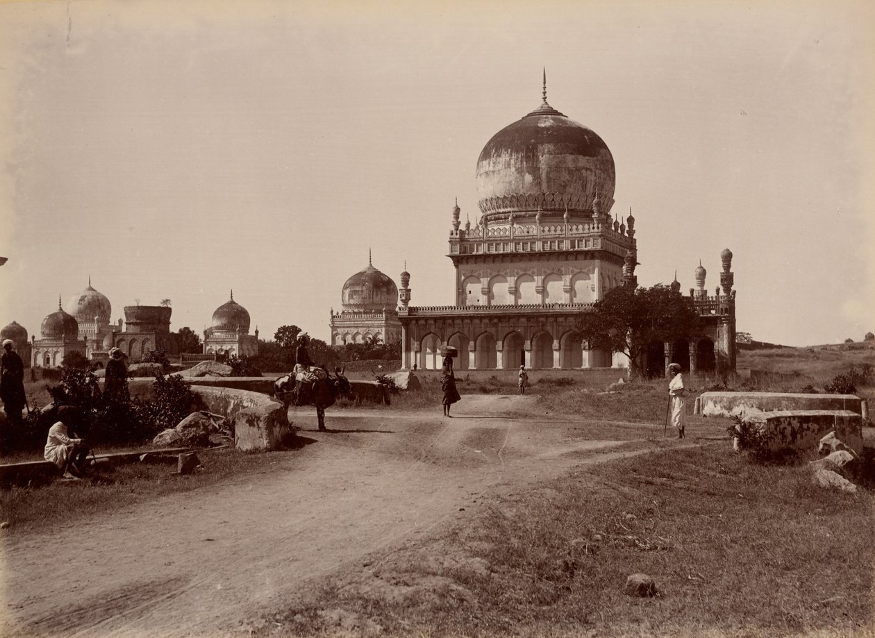 Grobowce Golconda autorstwa Lala Deen Dayal