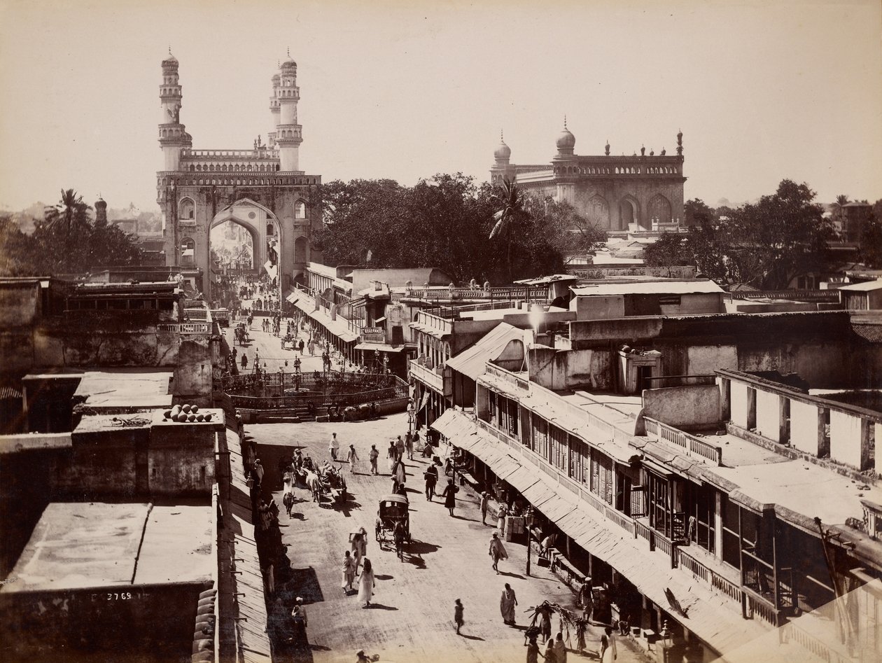 Principal Street, Hyderabad autorstwa Lala Deen Dayal