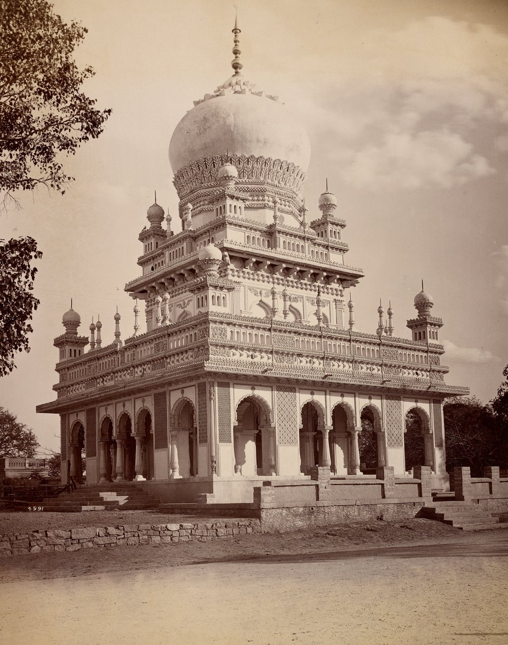 Grobowiec w Secunderabad autorstwa Lala Deen Dayal