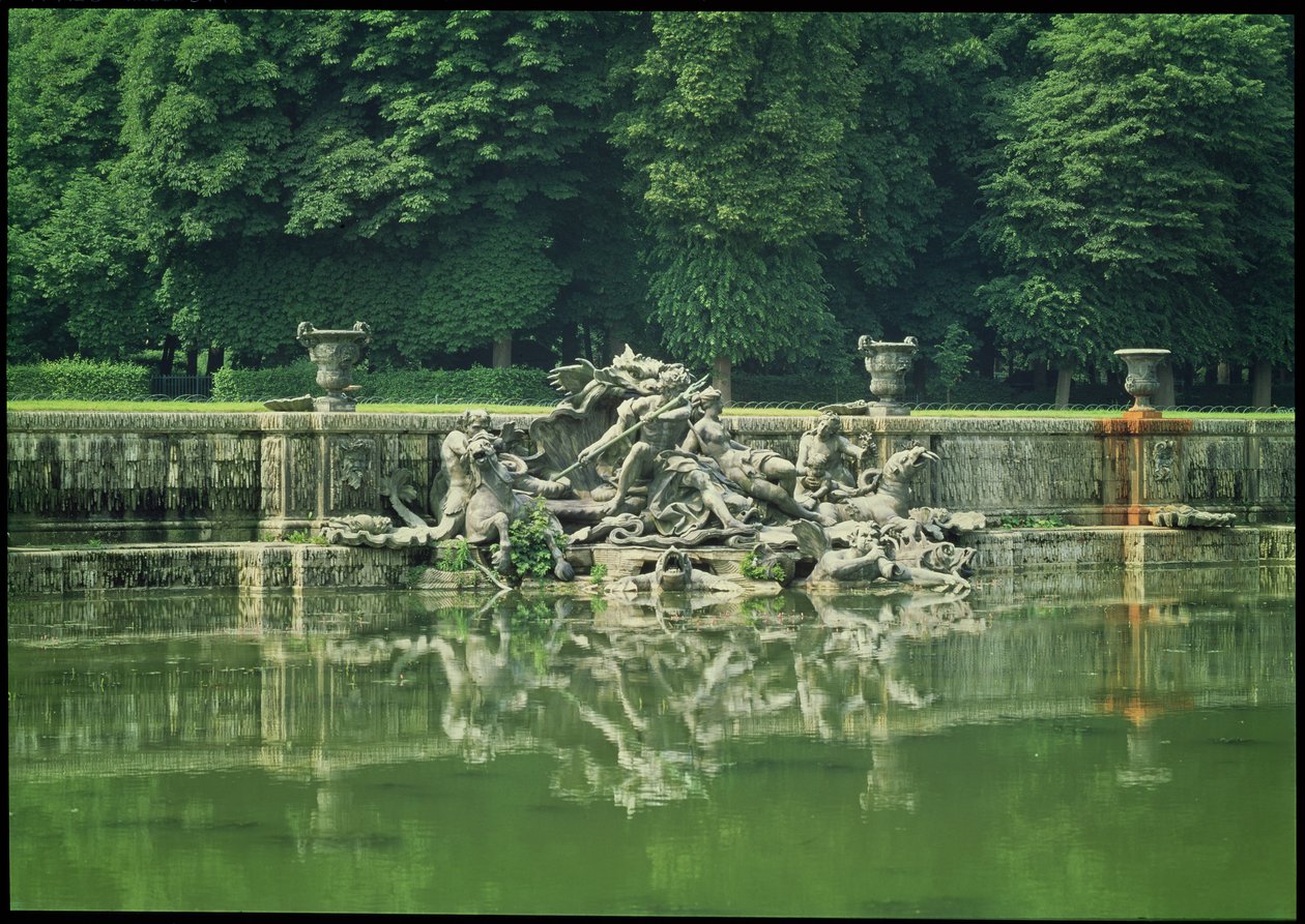 Triumf Neptuna i Amfitryty, główna grupa Fontanny Neptuna, 1740 autorstwa Lambert Sigisbert Adam