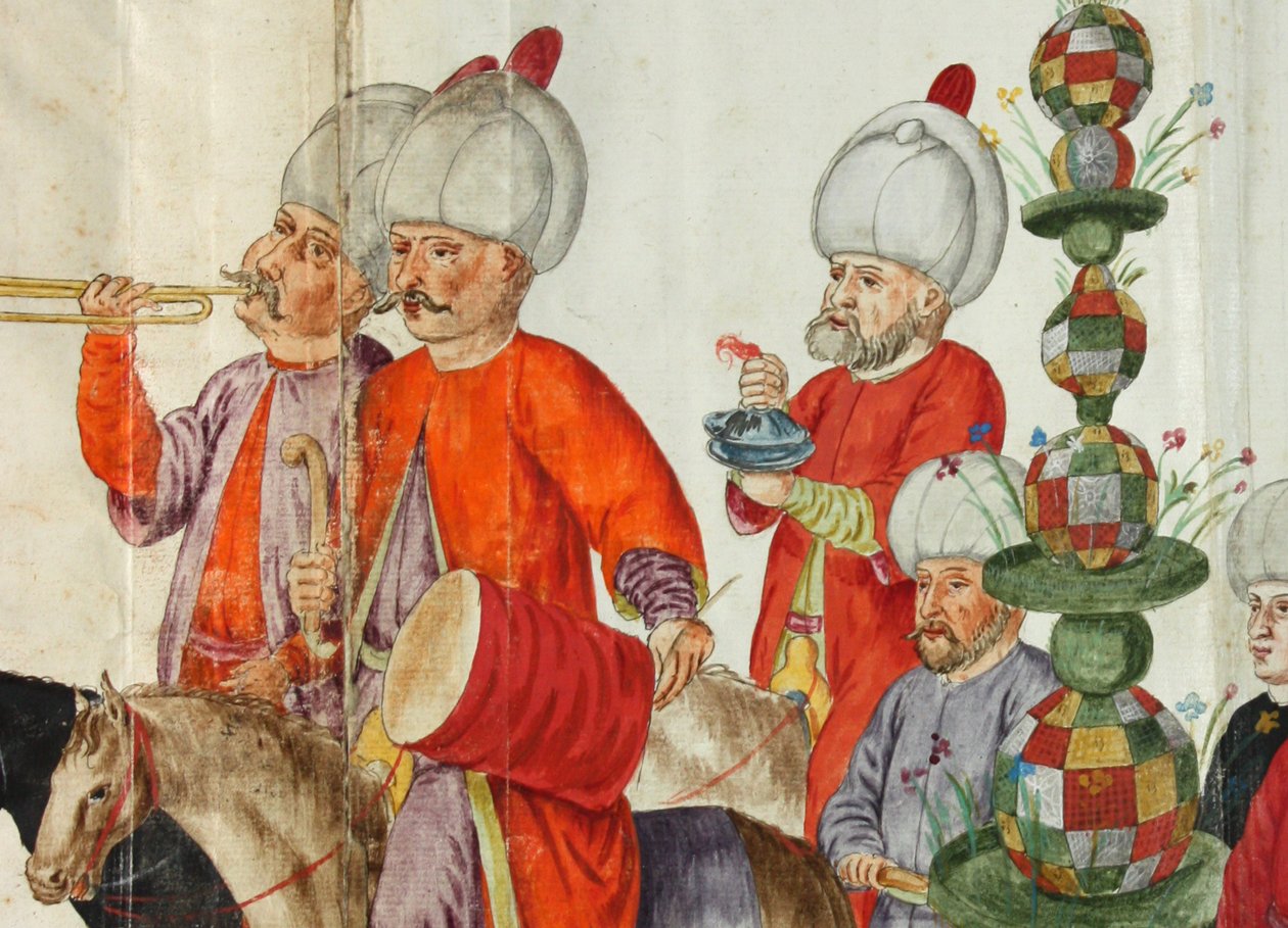 Ilustracja z Lamberta de Vos Kostumbuch z 1574 r., obecnie w Bibliotece Państwowej i Uniwersyteckiej w Bremie autorstwa Lambert de Vos de Vos