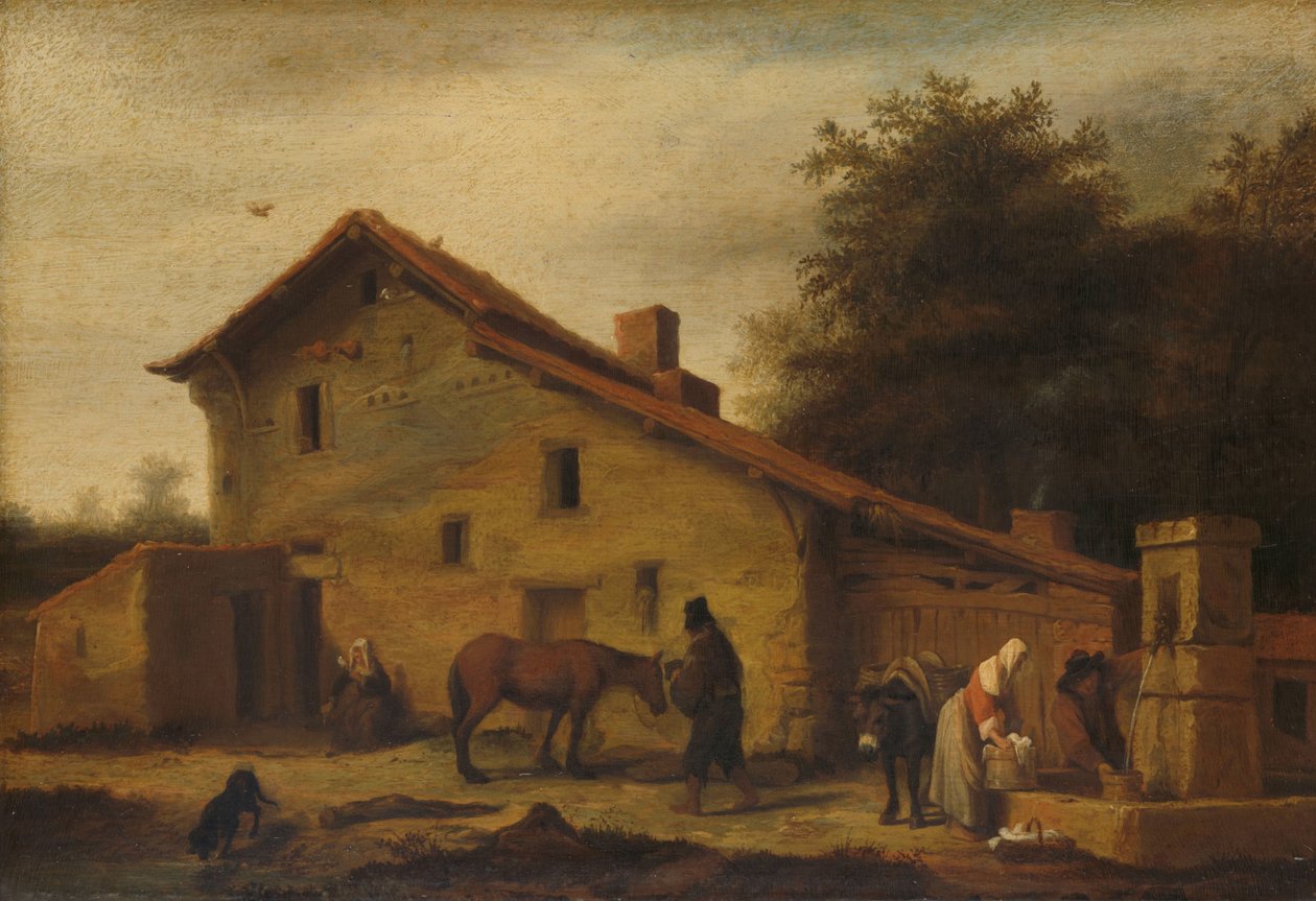 Karczma w sąsiedztwie Nantes autorstwa Lambert Doomer