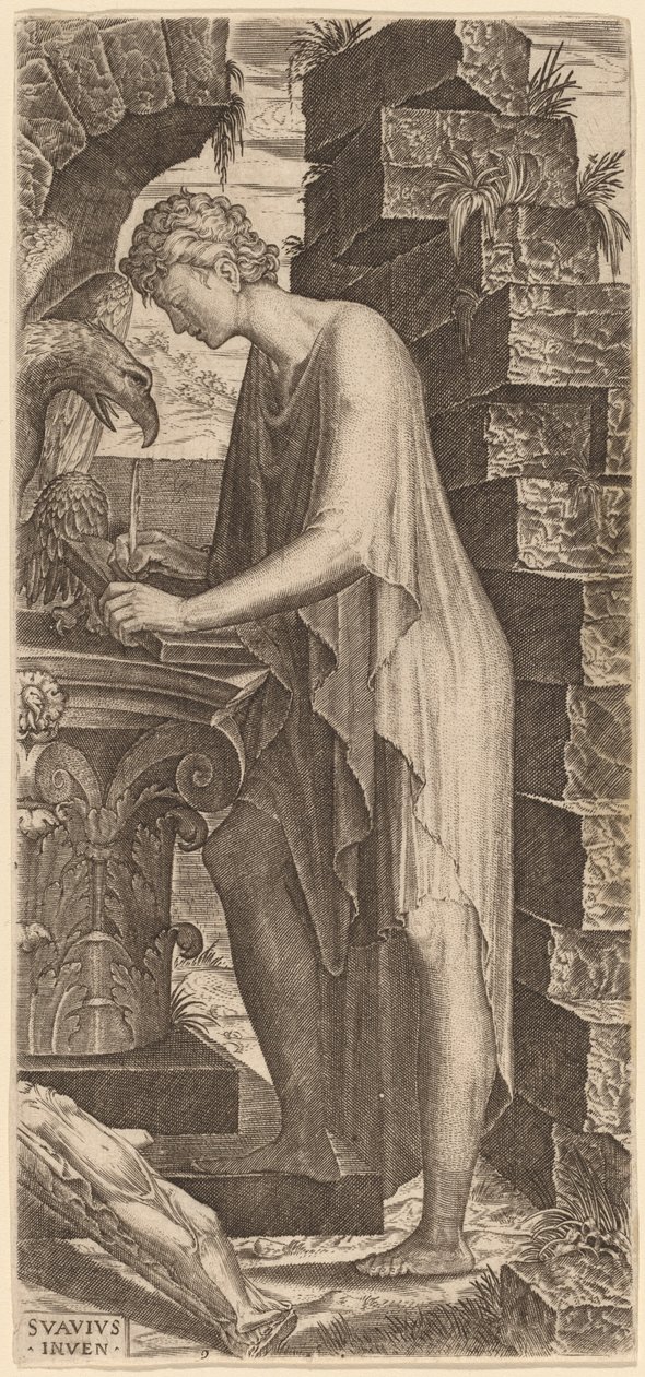Św. Jan Ewangelista autorstwa Lambert Suavius