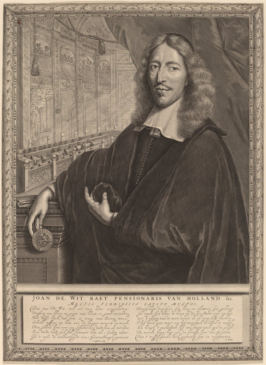 Jan de Witt autorstwa Lambert Visscher