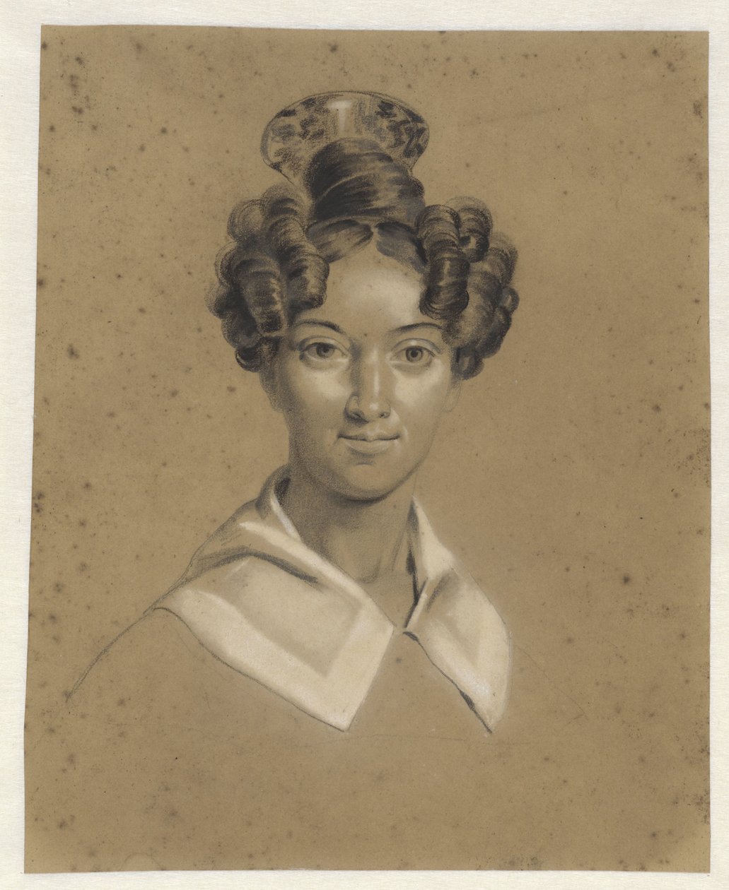 Portret van Kornelia Helena Anna Christiani autorstwa Lambertus Johannes Hansen